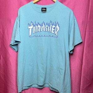 SOLD ON DEPOP🦋Thrasher 2000s Baggy Tee🦋
